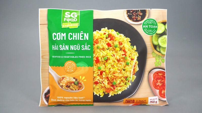 Cơm chiên hải sản ngũ sắc SG FOODS