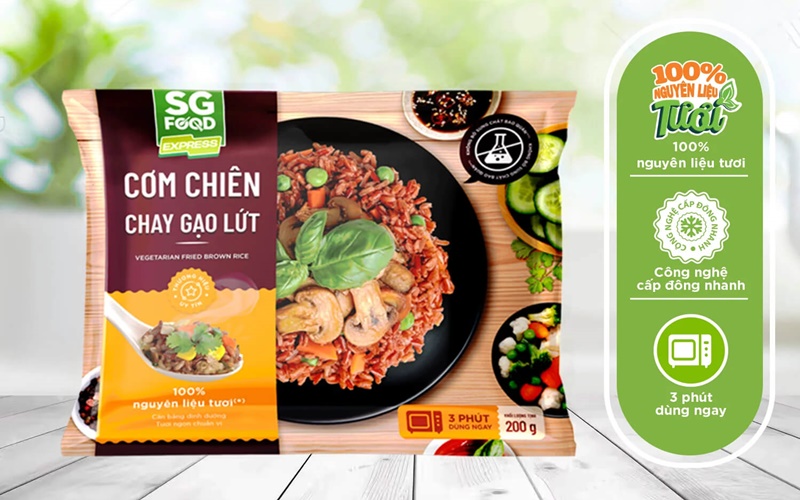 Cơm chiên chay gạo lứt SG FOODS
