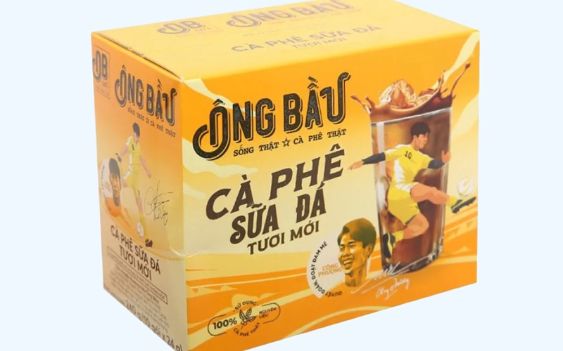 Cà phê sữa hoà tan Ông Bầu