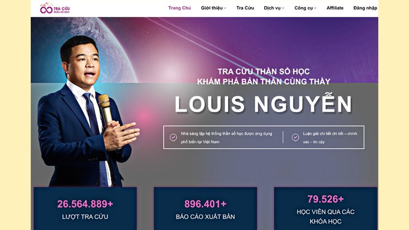 Louis Nguyen's Numerology Website