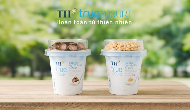 TH true YOGURT ra mắt dòng sữa chua ngũ cốc cacao và cốm nếp giòn