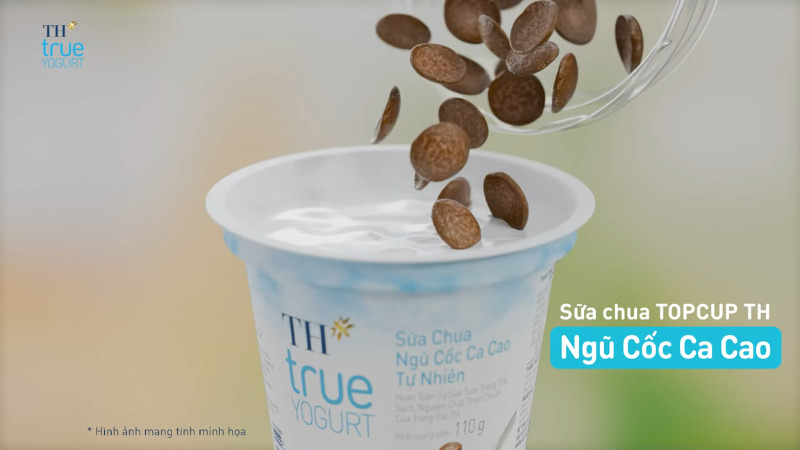 Sữa chua TH true YOGURT ngũ cốc cacao