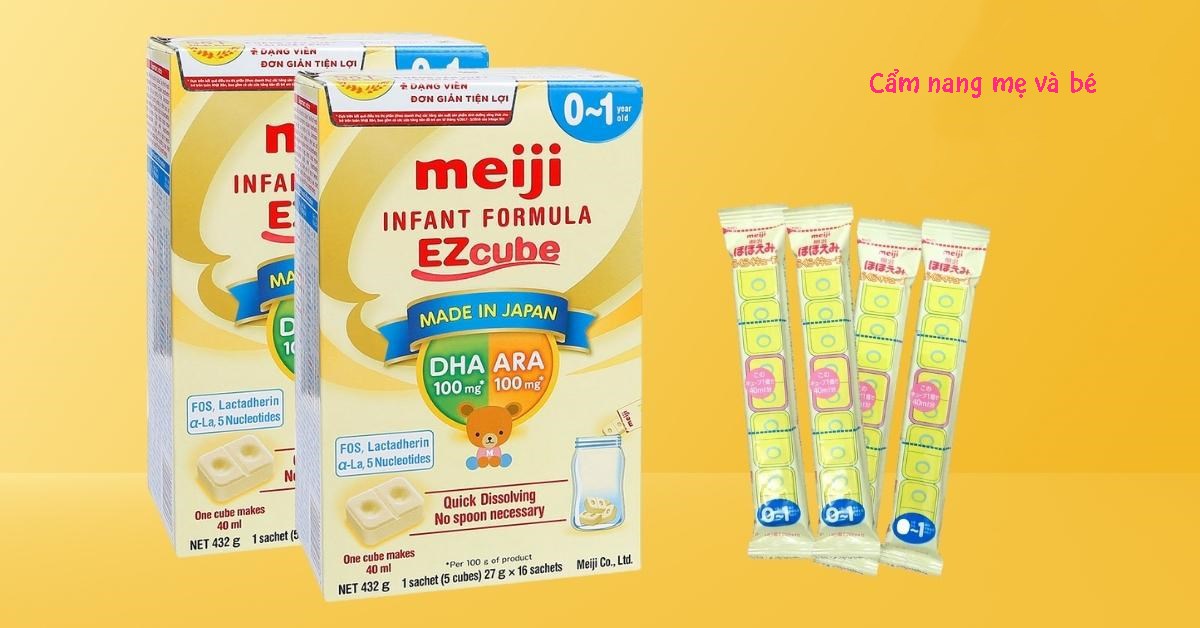 Cách pha sữa thanh Meiji sữa thanh meiji cách pha đúng hương vị Nhật Bản