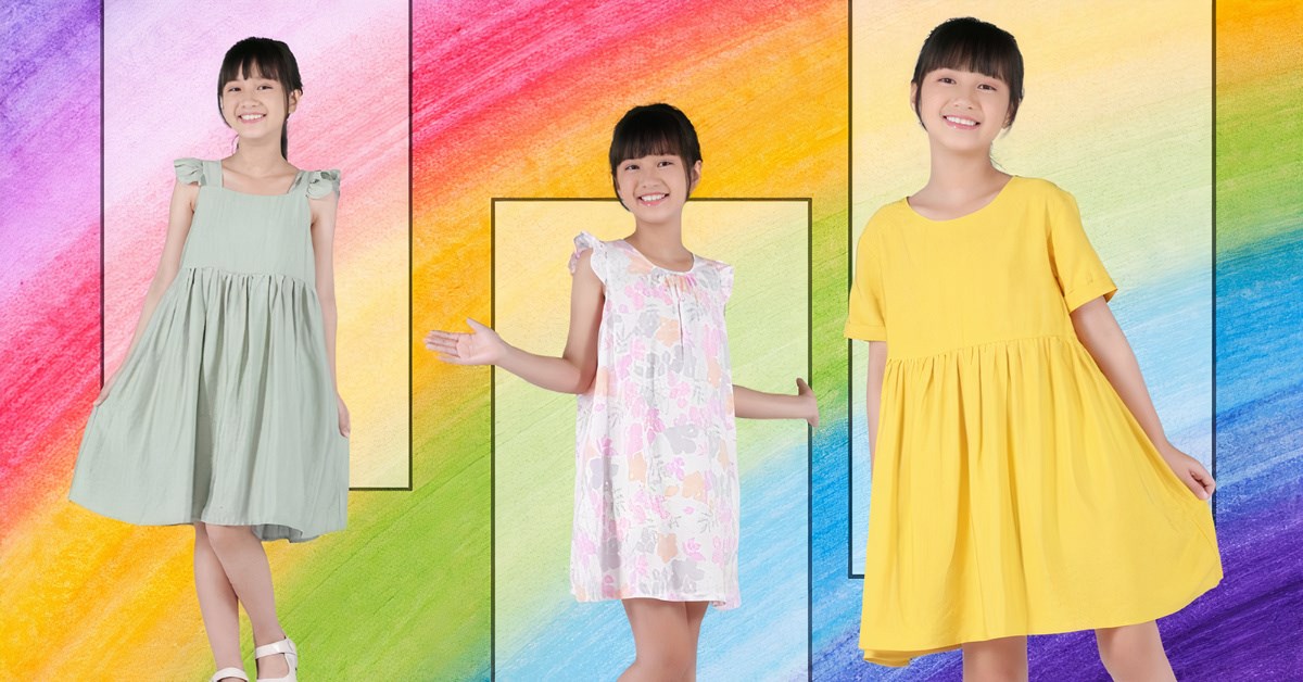 Mua VL84 Size110-160 (15-40kg) Váy Đầm bé gái, (Đầm suông ngắn tay) Quần áo trẻ  em hàng quảng châu | Tiki