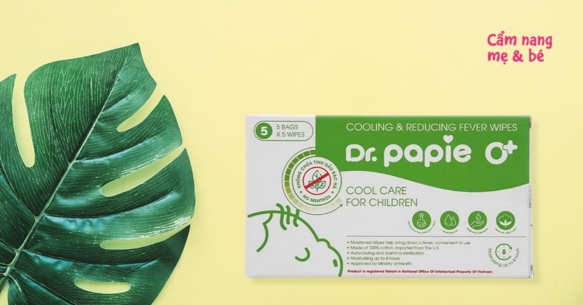  Cách sử dụng khăn lau hạ sốt Dr. Papie có giống như các sản phẩm khác trên thị trường không?
