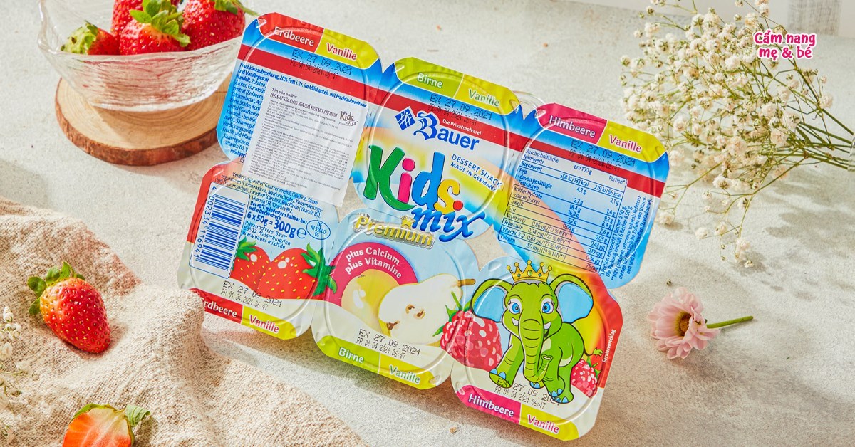 Sữa chua trái cây Kids Mix dành cho bé mấy tháng tuổi? Có tốt không?