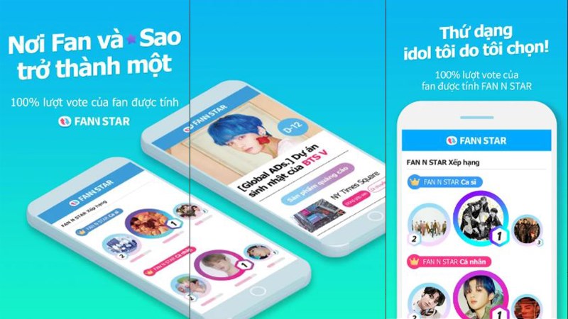 Cách đăng nhập Fan N Star để vote cho thần tượng, idol Hàn