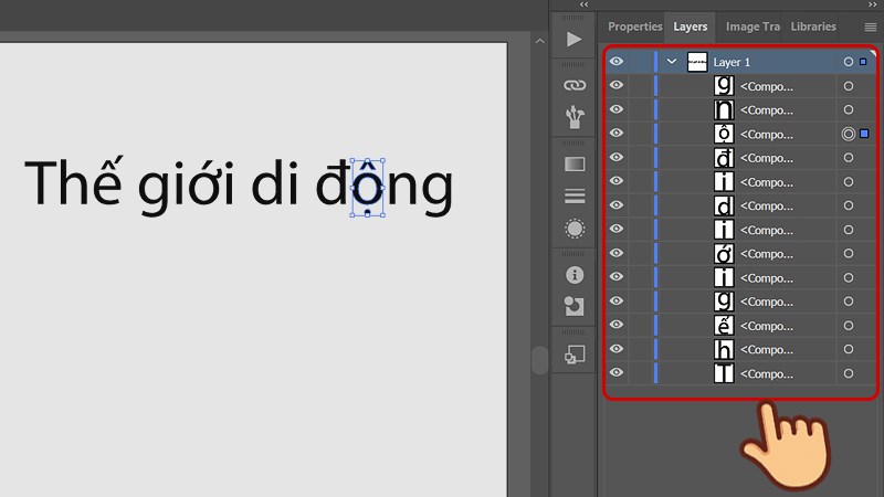2 Cách chuyển text, chỉnh sửa chữ thành vector trong Illustrator (AI)