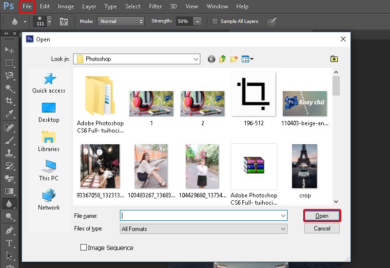 4 cách làm mờ ảnh, mờ phông nền, nhòe ảnh trong Photoshop