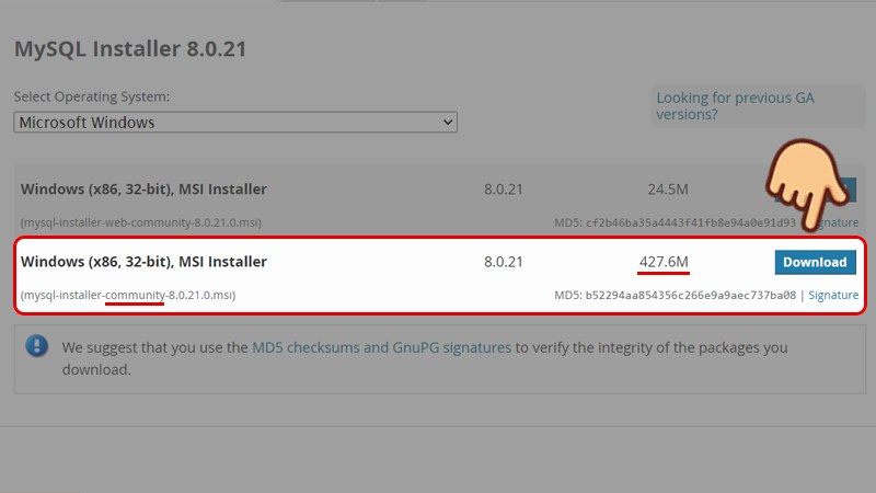 Hướng dẫn cách tải, cài đặt MySQL bản mới nhất chi tiết từng bước
