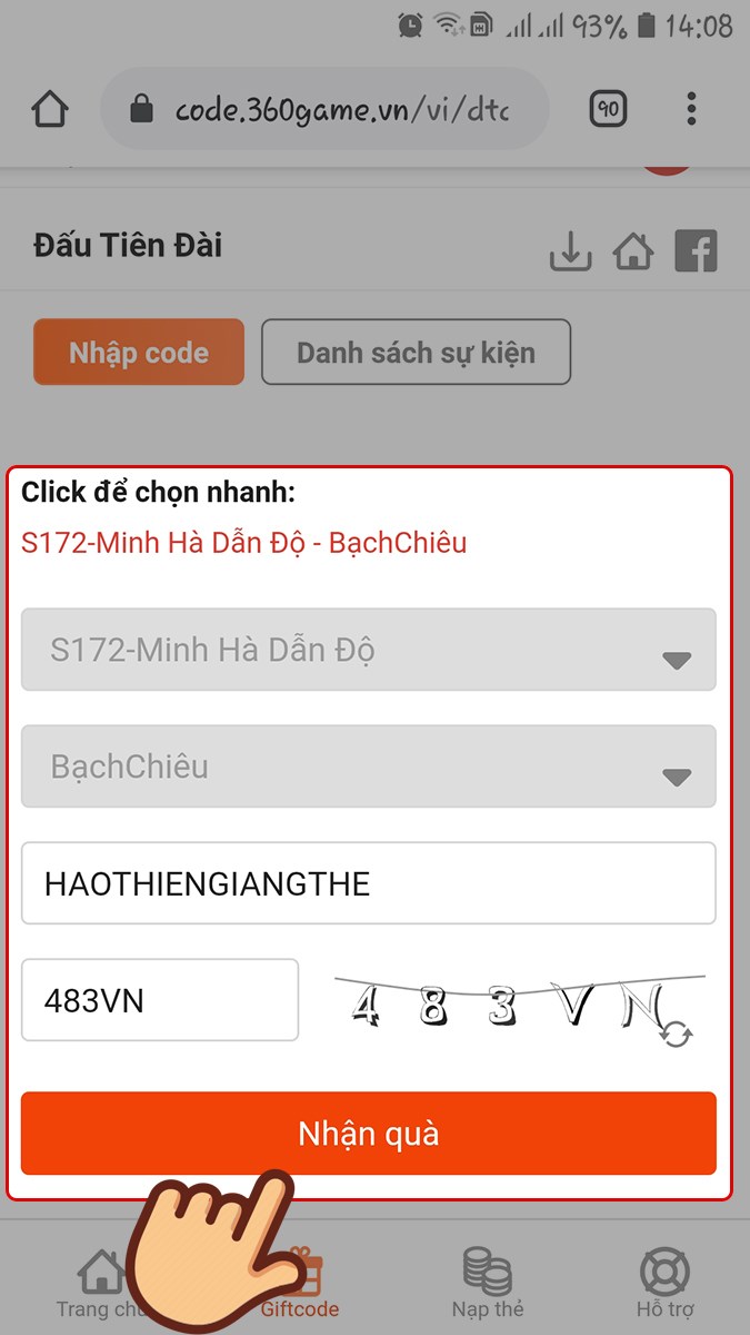 Code Đấu Tiên Đài mới nhất - Cách nhận, nhập giftcode skin đẹp, VIP
