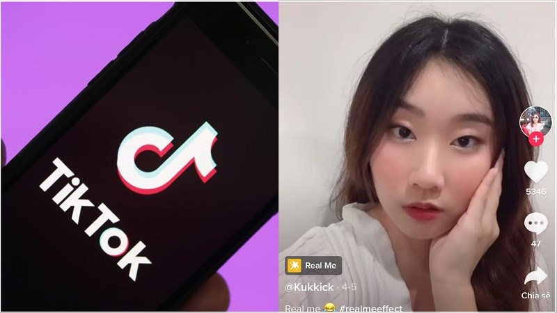 Cách quay video filter Real Me người giống nhau trên TikTok