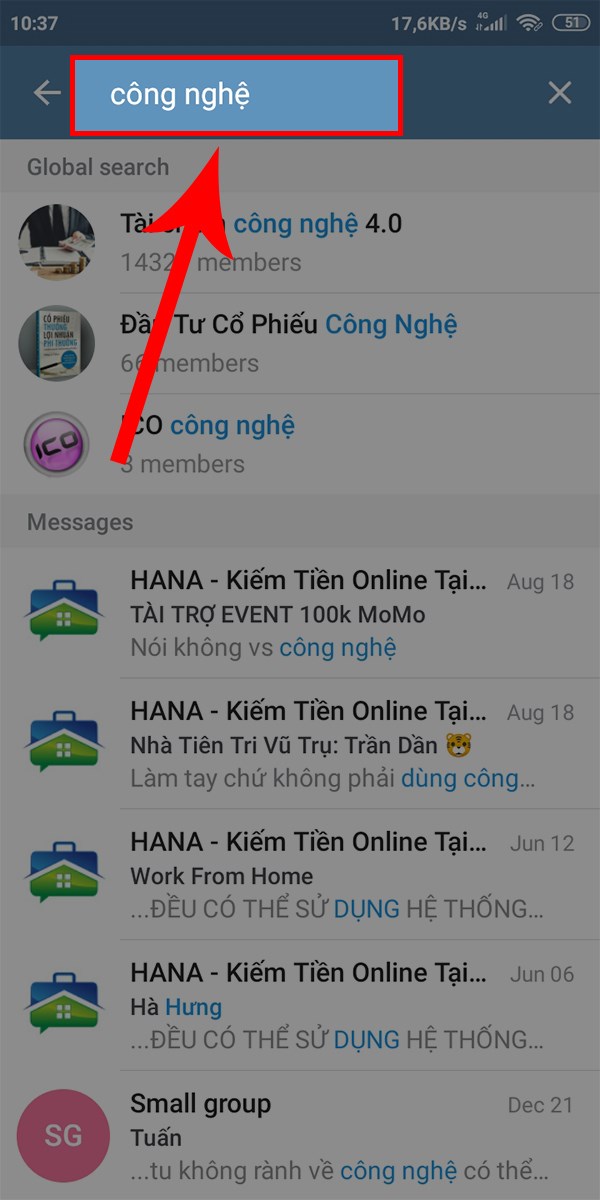 Cách Tìm Nhóm Group Chat Telegram Trên điện Thoại Máy Tính đơn 6050