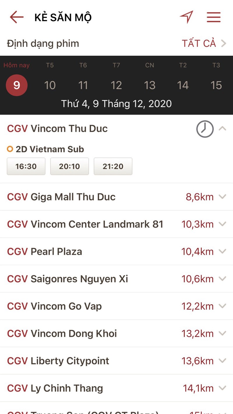 Cách đặt vé xem phim CGV online cực đơn giản, cực nhanh