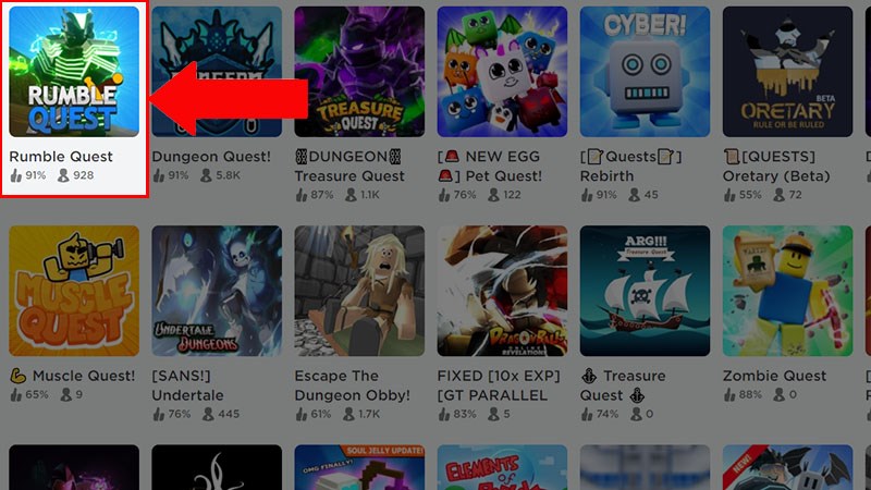 Code Rumble Quest mới nhất tháng 08/2022, cách nhập code