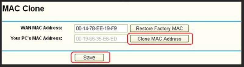 Clone address