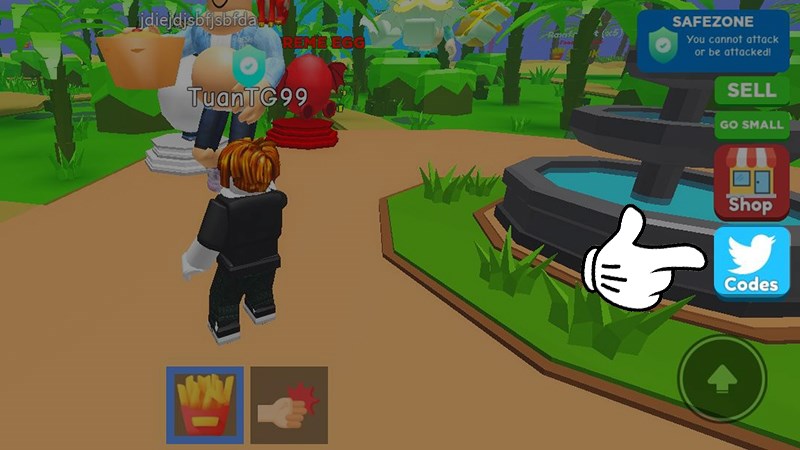 Code Eating Simulator mới nhất 04/2024, cách nhập code
