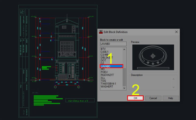 Cách lấy block trong AutoCAD chi tiết, có ví dụ minh họa