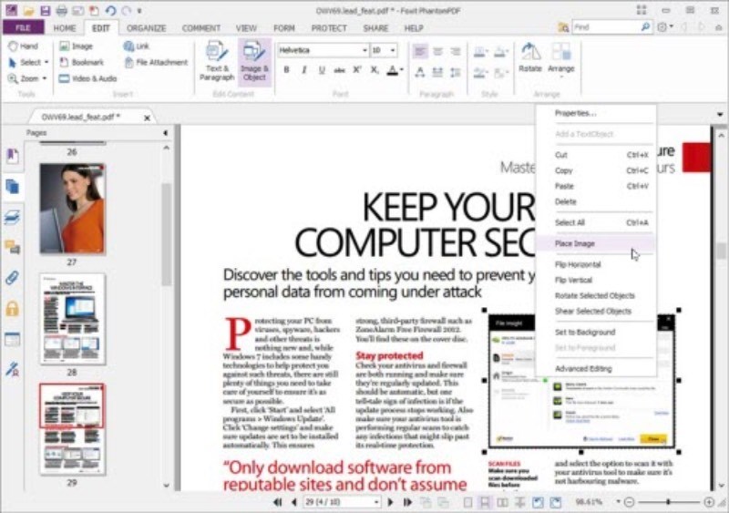 Foxit reader l g tr nh c t i li u pdf c l i ch g h p d n 