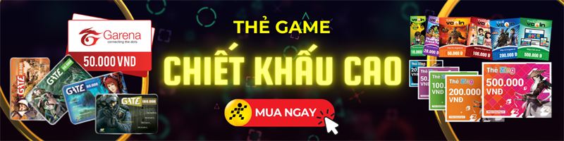 Cách mua thẻ game GOSU tại TGDĐ, chiết khấu cao 2%, giá rẻ