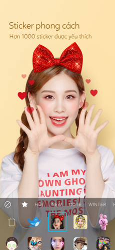 Ảnh chụp màn hình B612 -Ứng dụng chụp, chỉnh sửa ảnh selfie cực đẹp miễn phí