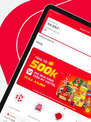 Screenshots My Viettel: Ứng dụng quản lý thuê bao Viettel, đăng ký gói cước khuyến mãi