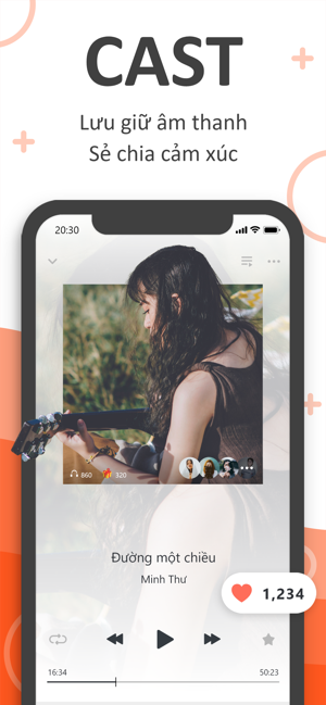 Screenshots Spoon Radio: Mạng xã hội âm thanh trực tuyến