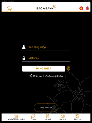 Screenshots BAC A BANK Mobile Banking: Ngân hàng điện tử
