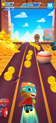 Screenshots Talking Tom Hero Dash Run Game - Chạy đua cùng mèo Tom