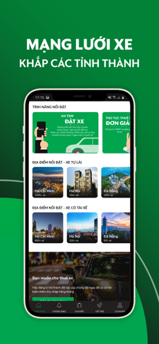 Screenshots MIOTO - Ứng dụng thuê xe ô tô giá rẻ, nhiều xe