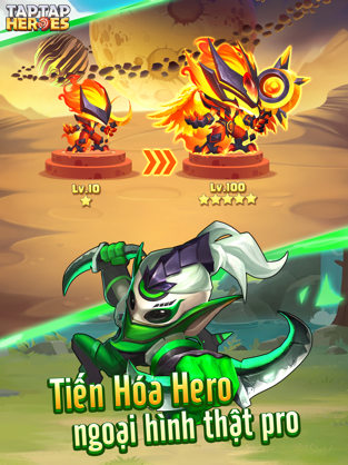 Screenshots Taptap Heroes - Idle RPG | Game chiến thuật rảnh tay PK cực hay