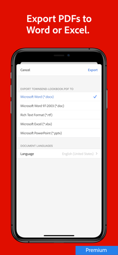 Screenshots Adobe Reader - Đọc, chỉnh sửa, chuyển file pdf sang word, excel