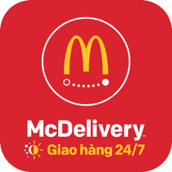 Ứng dụng McDelivery Vietnam: Đặt gà rán McDonald