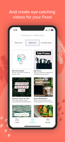 Screenshots Animoto: Social Video Editor - Biên tập chỉnh sửa video