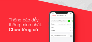 Screenshots myMail - Ứng dụng quản lý email Gmail, Outlook, Hotmail hiệu quả