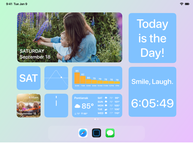 Screenshots Widgetsmith: Ứng dụng tạo widget màn hình chính đẹp mắt cho iOS 14