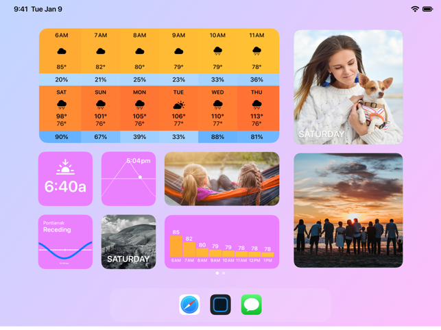 Screenshots Widgetsmith: Ứng dụng tạo widget màn hình chính đẹp mắt cho iOS 14