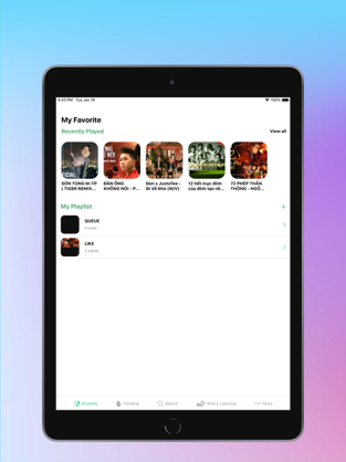 Screenshots Drumtify: Ứng dụng nghe nhạc YouTube tắt màn hình trên iPhone