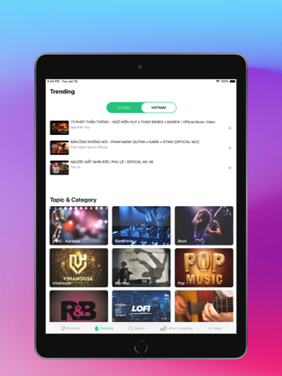 Screenshots Drumtify: Ứng dụng nghe nhạc YouTube tắt màn hình trên iPhone