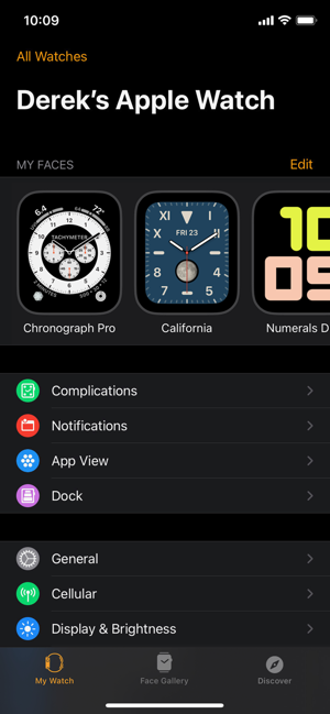 Screenshots Watch - Ứng dụng tùy chỉnh đồng hồ Apple Watch trên iPhone