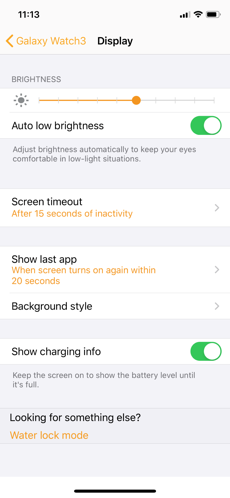 Screenshots Galaxy Watch: Ứng dụng kết nối đồng hồ Samsung với iPhone