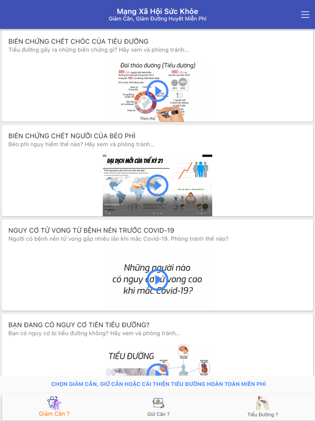 Screenshots Tải Dr Thin: Mạng xã hội sức khỏe, giảm cân, giảm đường huyết