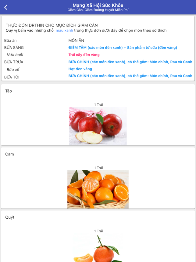 Screenshots Tải Dr Thin: Mạng xã hội sức khỏe, giảm cân, giảm đường huyết