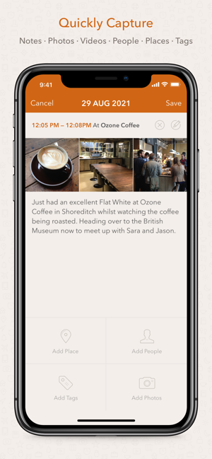 Screenshots Momento - Ứng dụng viết nhật ký, lưu giữ kỷ niệm trên iOS
