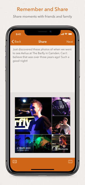 Screenshots Momento - Ứng dụng viết nhật ký, lưu giữ kỷ niệm trên iOS
