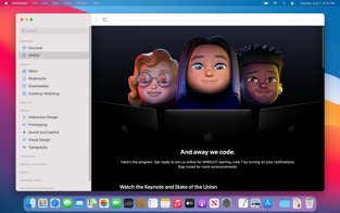 Screenshots Apple Developers: Ứng dụng dành cho nhà phát triển Apple