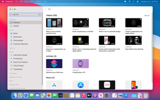 Screenshots Apple Developers: Ứng dụng dành cho nhà phát triển Apple