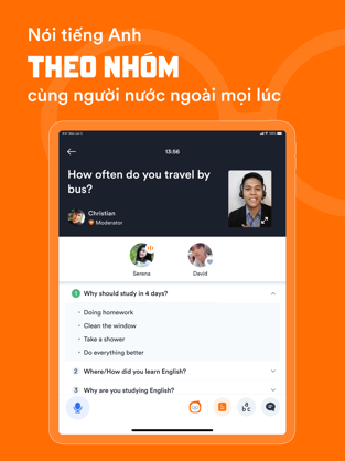 Screenshots App Bitu: Ứng dụng luyện nói tiếng Anh cùng người nước ngoài
