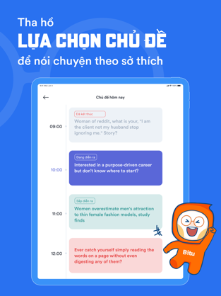 Screenshots App Bitu: Ứng dụng luyện nói tiếng Anh cùng người nước ngoài