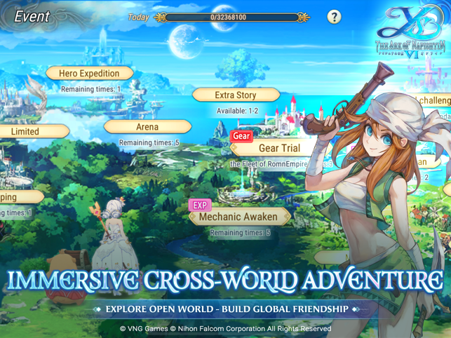 Screenshots Ys 6 Mobile VNG - Chuyển sinh Fantasy, chiến binh phiêu lưu ký